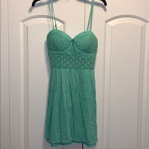 Beautiful turquoise summer dress